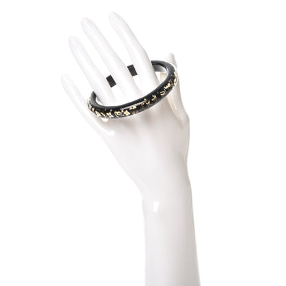 Louis Vuitton Resin Swarovski Medium Inclusion Bracelet PM Black 2 of 4