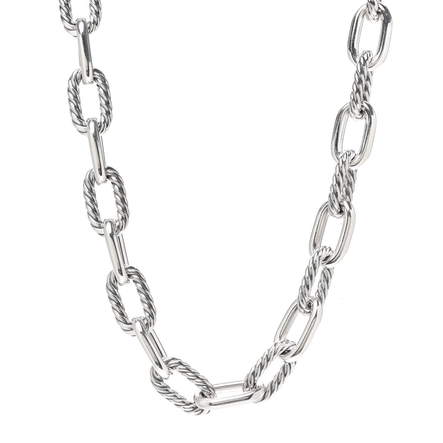 Sterling Silver 14mm Madison Chain Necklace