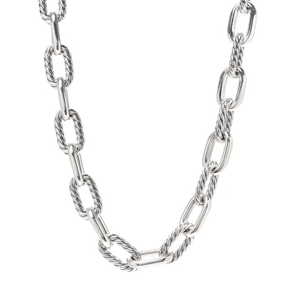 David Yurman Sterling Silver 14mm Madison Chain Necklace 1 of 5