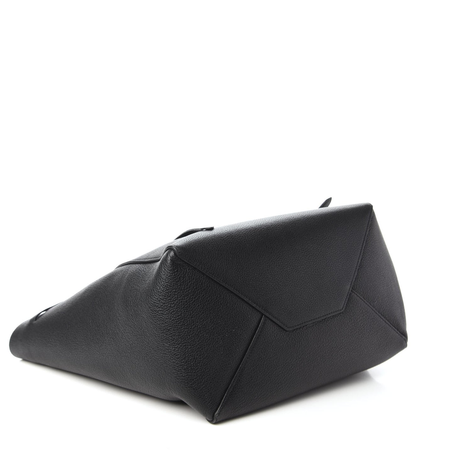 Soft Grained Calfskin Medium Cabas Phantom Black