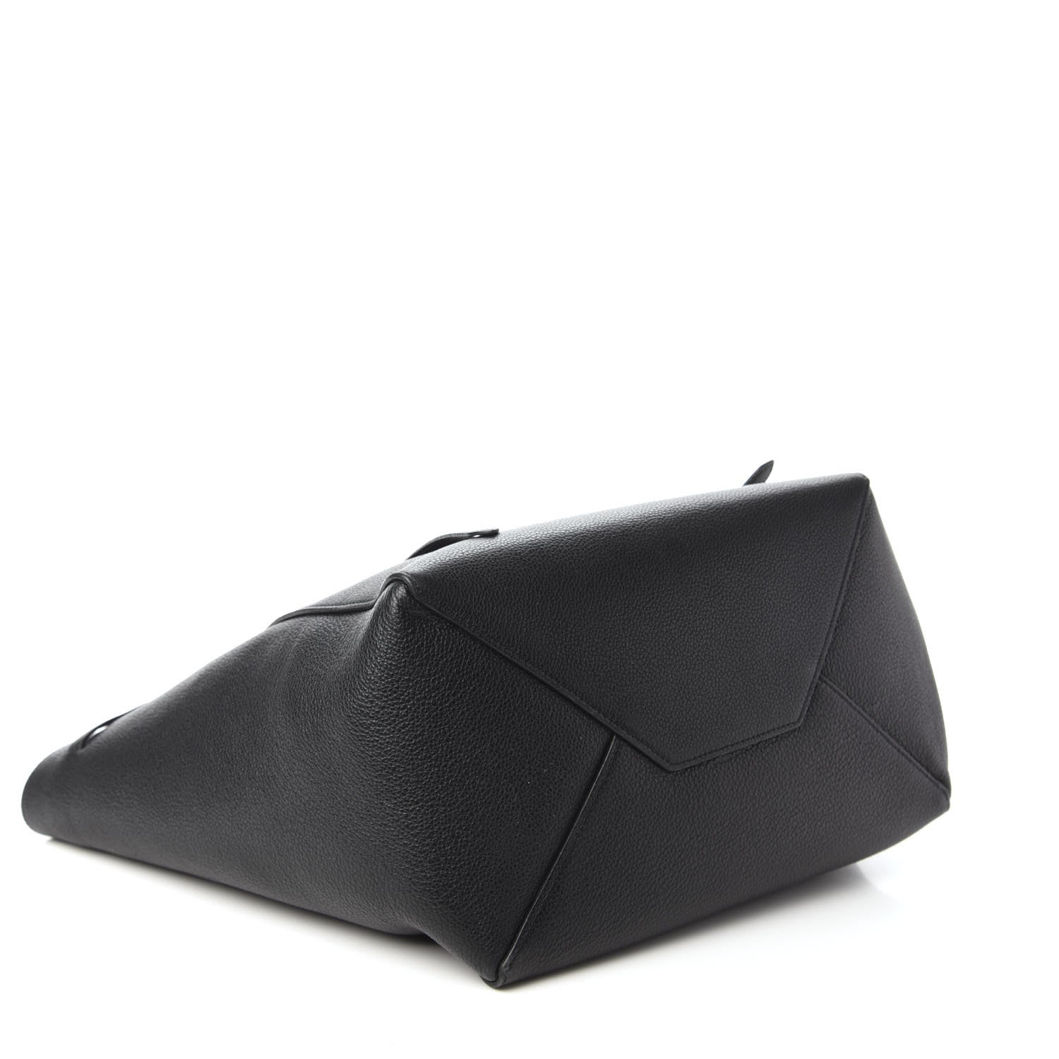 Celine Soft Grained Calfskin Medium Cabas Phantom Black 3 of 7