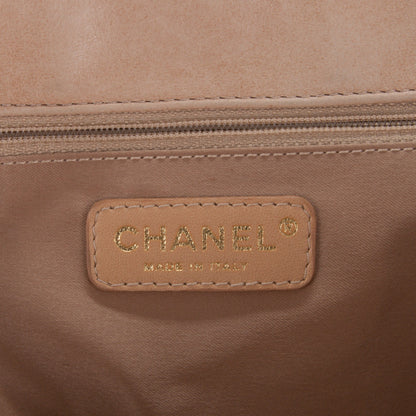 Chanel Lambskin Bubble Quilt Accordion Flap Beige 6 of 7