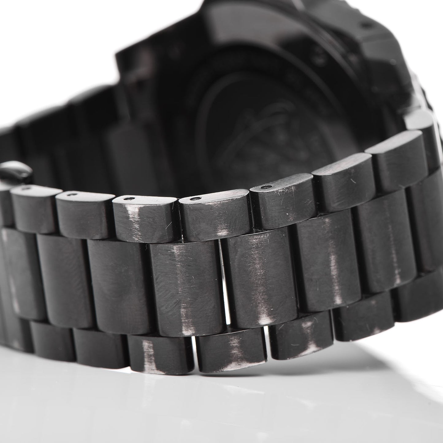 PVD Stainless Steel 45mm Dive Quartz Watch Black