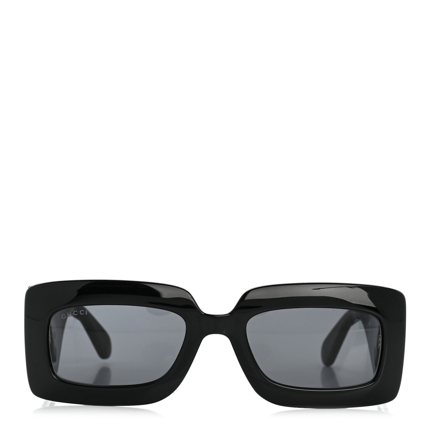 Acetate Rectangular Sunglasses GG0811S Black