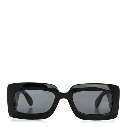 Gucci Acetate Rectangular Sunglasses GG0811S Black 2 of 9