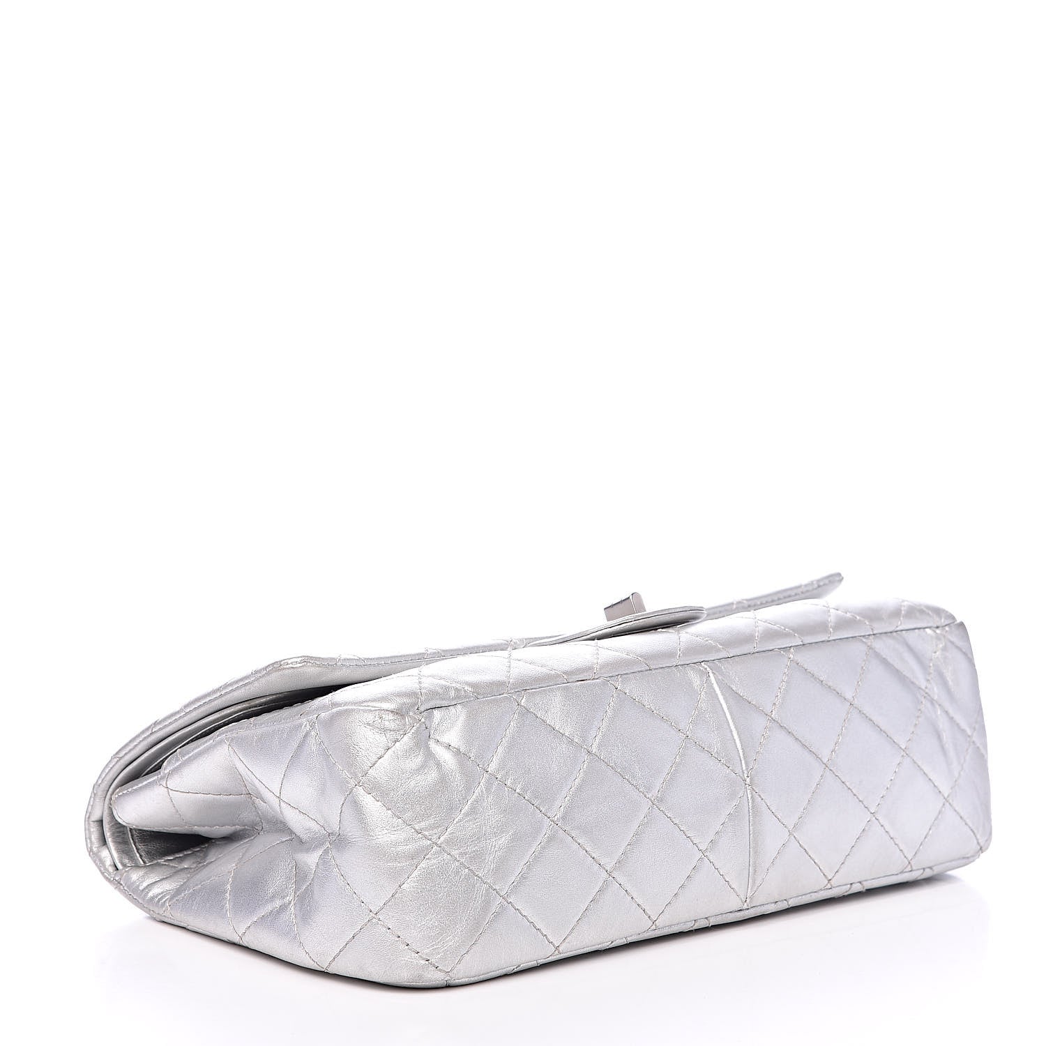 Chanel Metallic Lambskin Quilted 2.55 Reissue 227 Flap Silver 4 of 17