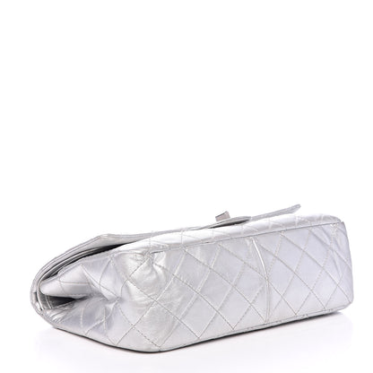 Chanel Metallic Lambskin Quilted 2.55 Reissue 227 Flap Silver 4 of 17