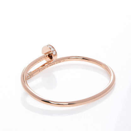 Cartier 18K Pink Gold Diamond Juste Un Clou Bracelet 16 3 of 5