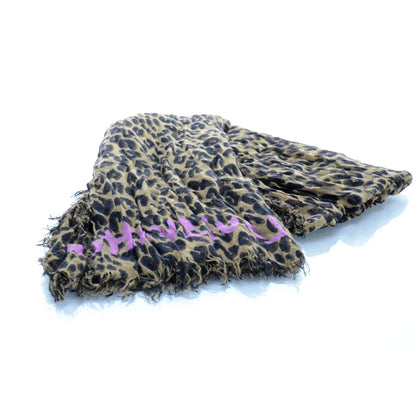 Louis Vuitton Cashmere Silk Leopard Etole Stole 3 of 5