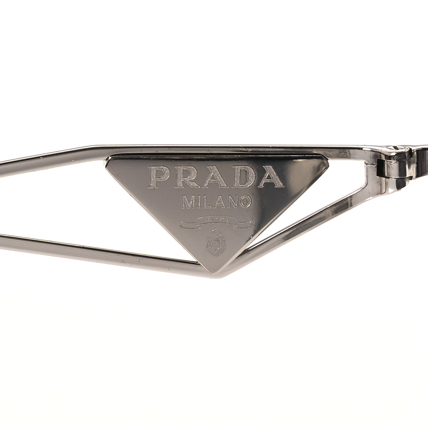 Metal Symbole Triangle Logo Sunglasses SPR57Y Smoky Grey