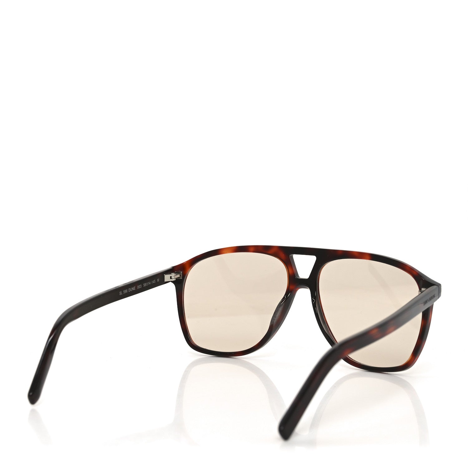 Saint Laurent Acetate SL 596 Dune Sunglasses Havana 4 of 8