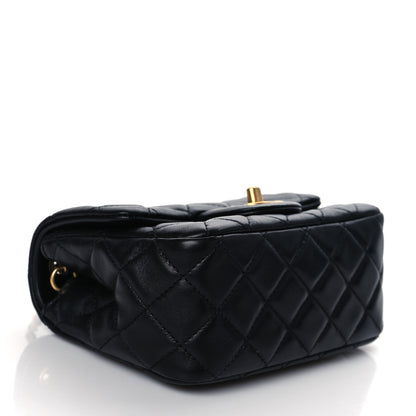 Chanel Lambskin Quilted Mini Pearl Crush Flap Black 4 of 11