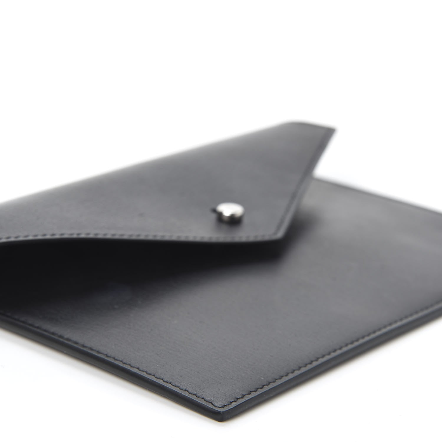 Saint Laurent Calfskin Passport Holder Black 5 of 9