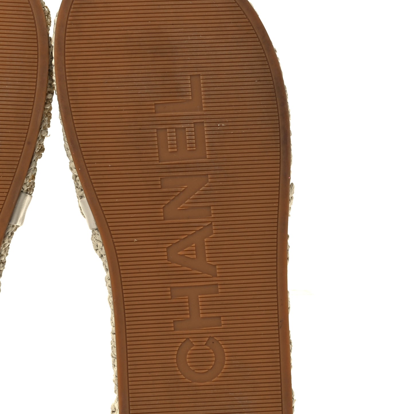 Cord Braided CC Mules 35 Light Beige