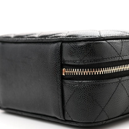 Chanel Caviar Quilted Twist Your Buttons Clutch With Chain Black 10 of 12