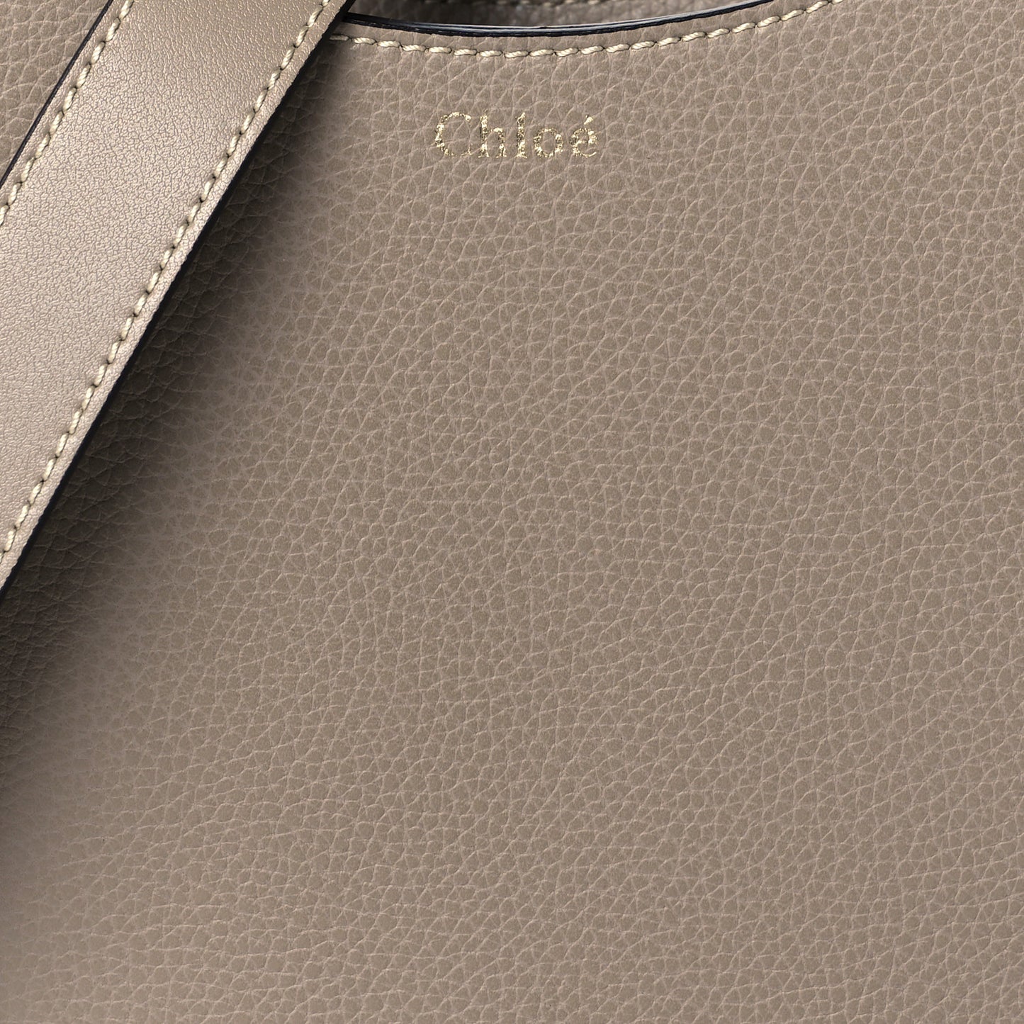 Small Grain Smooth Calfskin Small Darryl Hobo Motty Grey