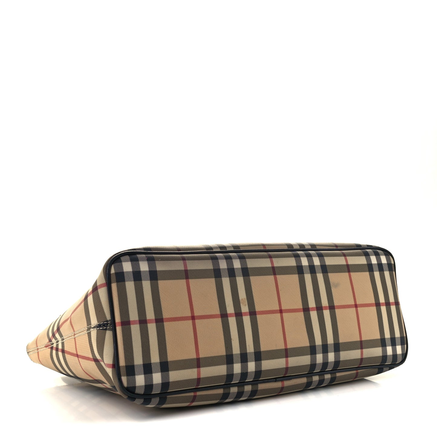 House Check Tote Black