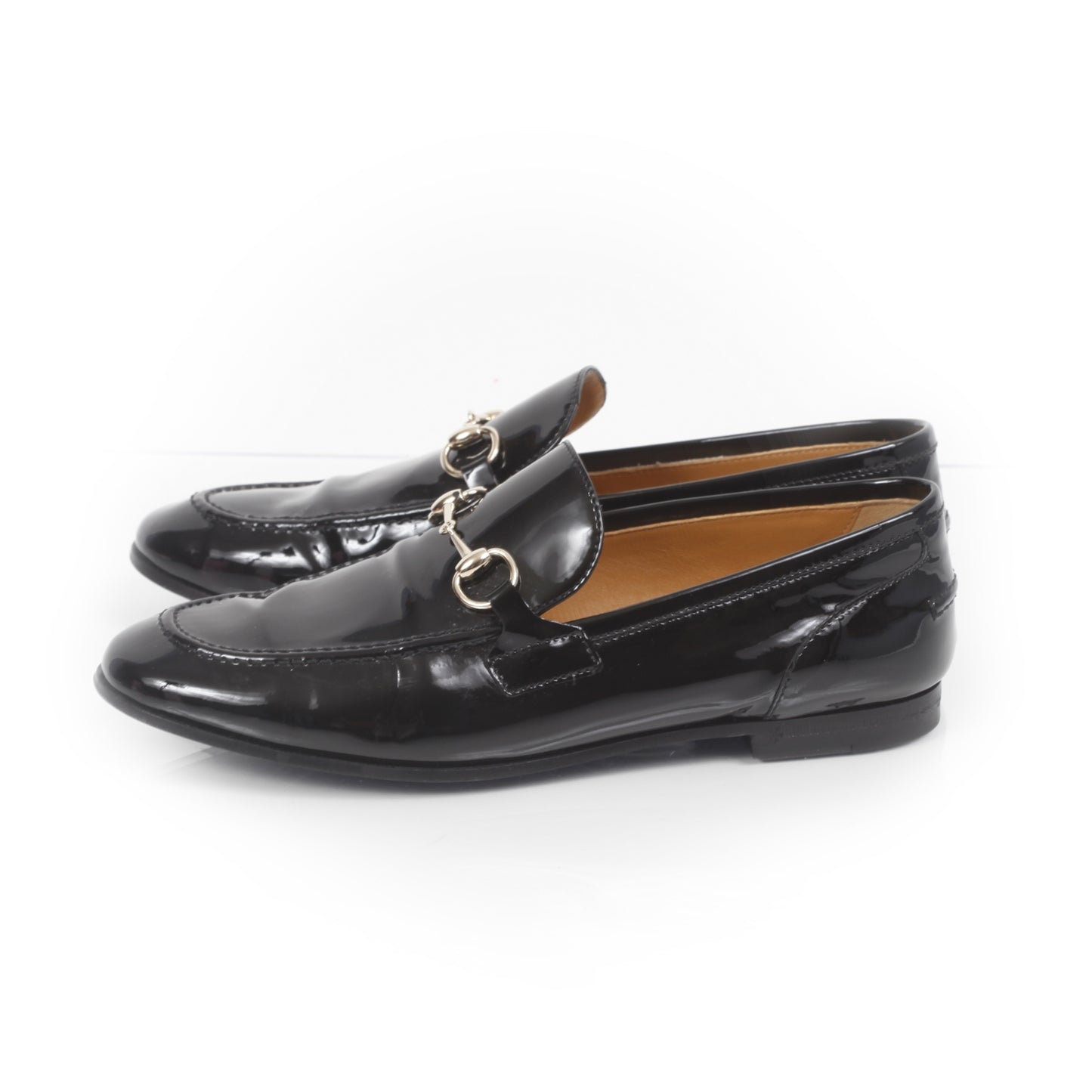 Patent Leather Horsebit Loafers 36.5