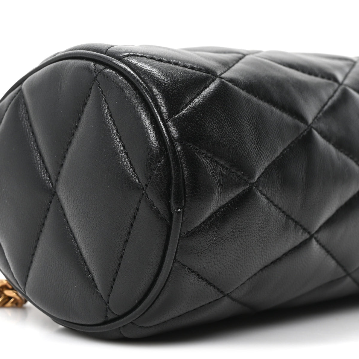 Saint Laurent Lambskin Monogram Mini Sade Tube Bag Black 9 of 10