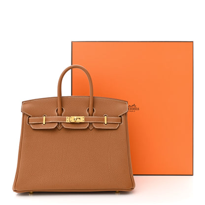 Hermes Togo Birkin 25 Gold 11 of 11