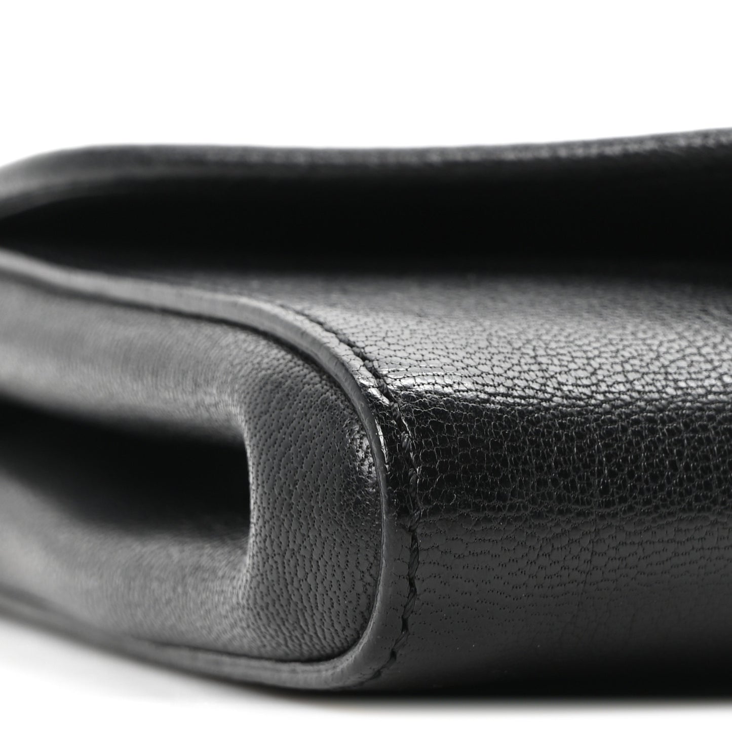 Sugar Goatskin Obsedia Chain Shoulder Bag Black