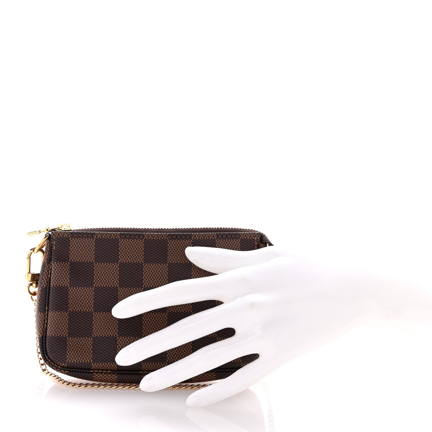 Louis Vuitton Damier Ebene Mini Pochette Accessories 2 of 6