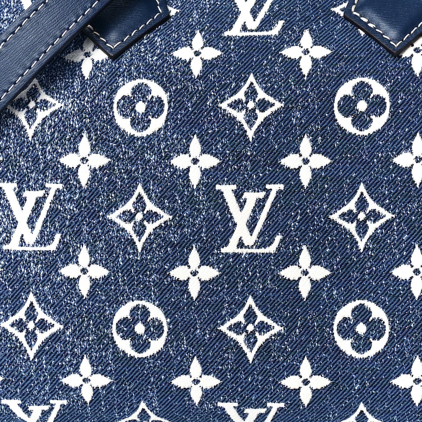 Monogram Jacquard Denim Speedy Bandouliere 25 Bleu