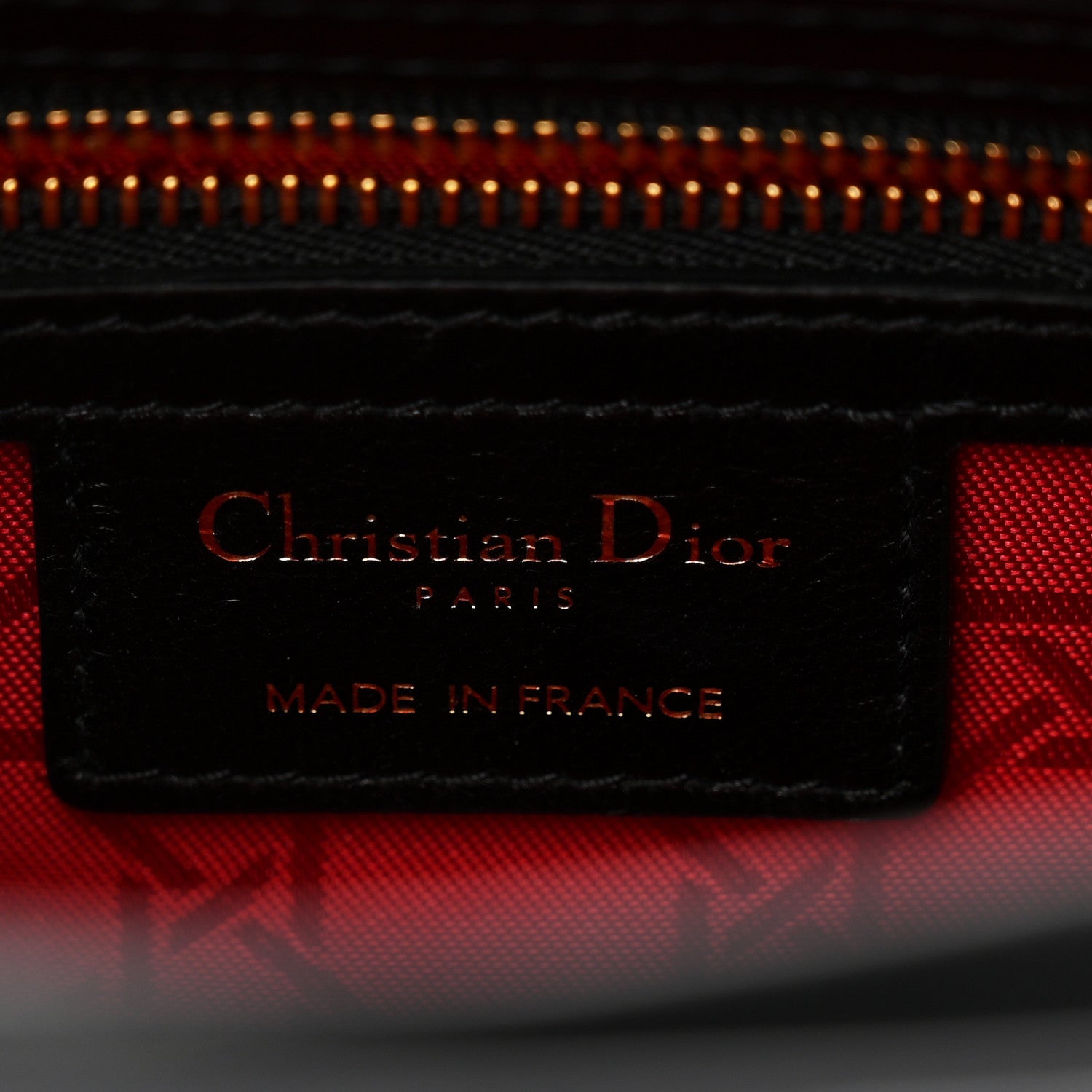 Christian Dior Lambskin Cannage Medium Lady Dior Black 5 of 9