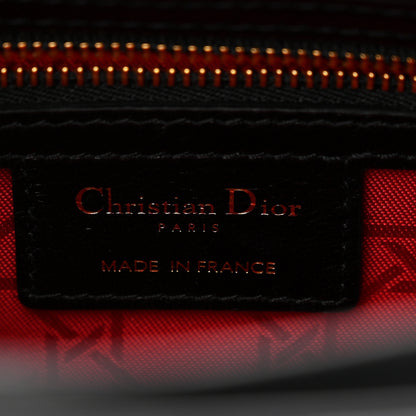 Christian Dior Lambskin Cannage Medium Lady Dior Black 5 of 9