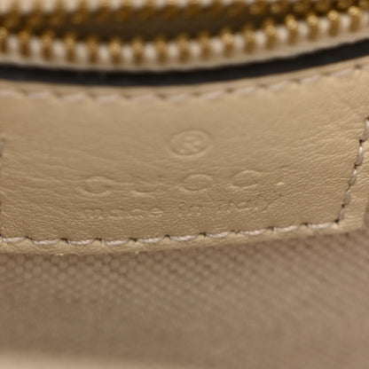 Gucci Arabella Calfskin Horsebit 73 Mini Bucket Bag White 6 of 12