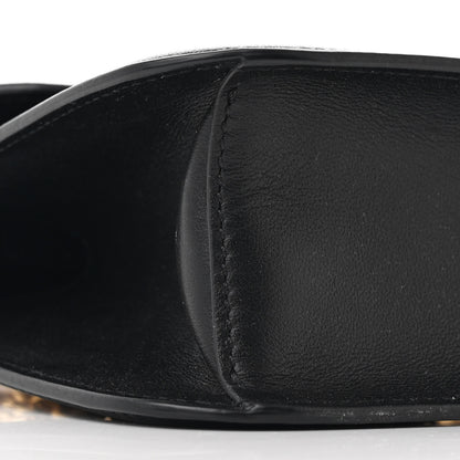 Valentino Garavani Calfskin Vlogo Loco Shoulder Bag Black 9 of 10