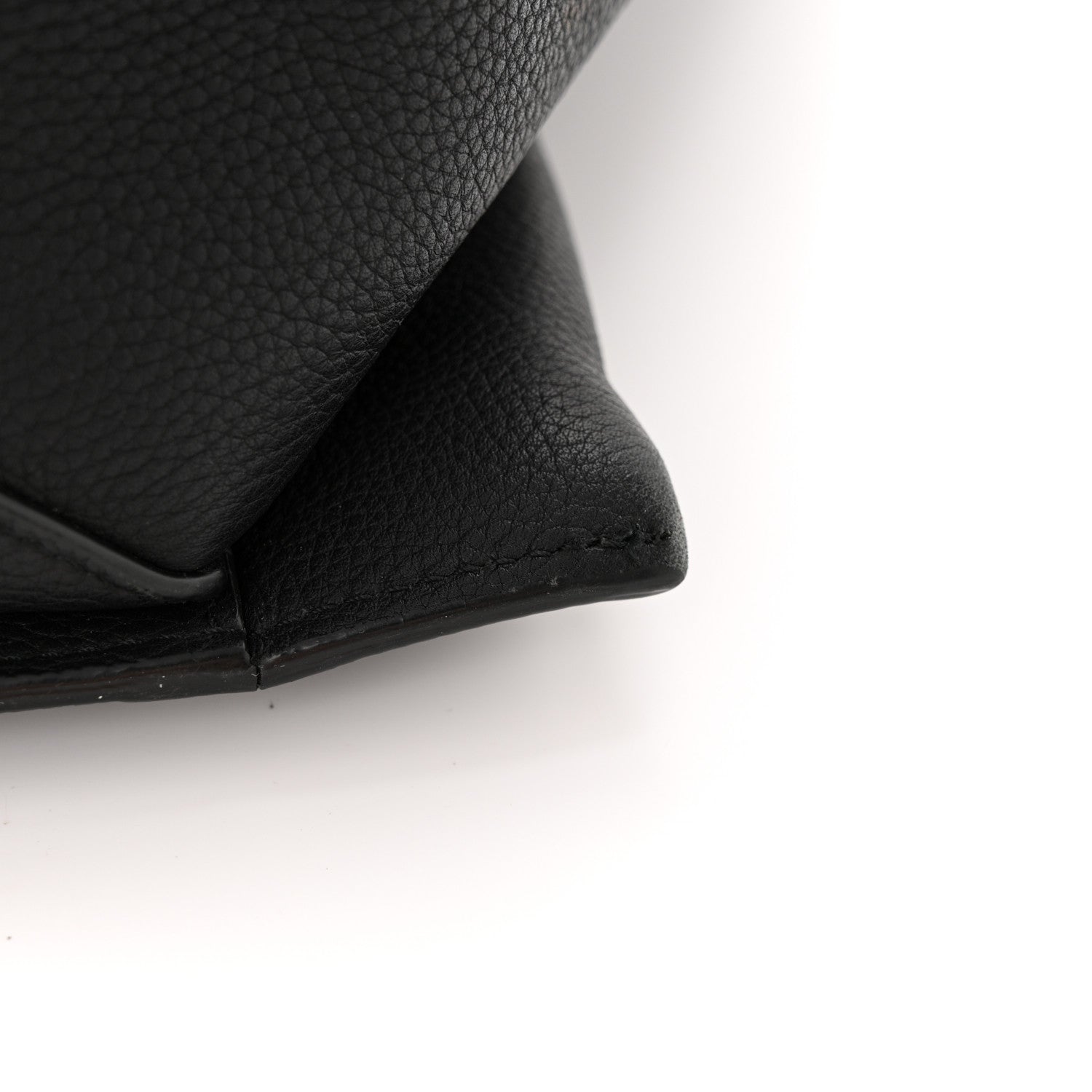 Celine Baby Grained Calfskin Medium Tri-Fold Bag Black 15 of 21