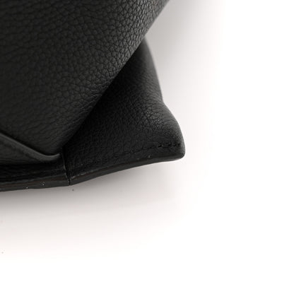 Celine Baby Grained Calfskin Medium Tri-Fold Bag Black 15 of 21