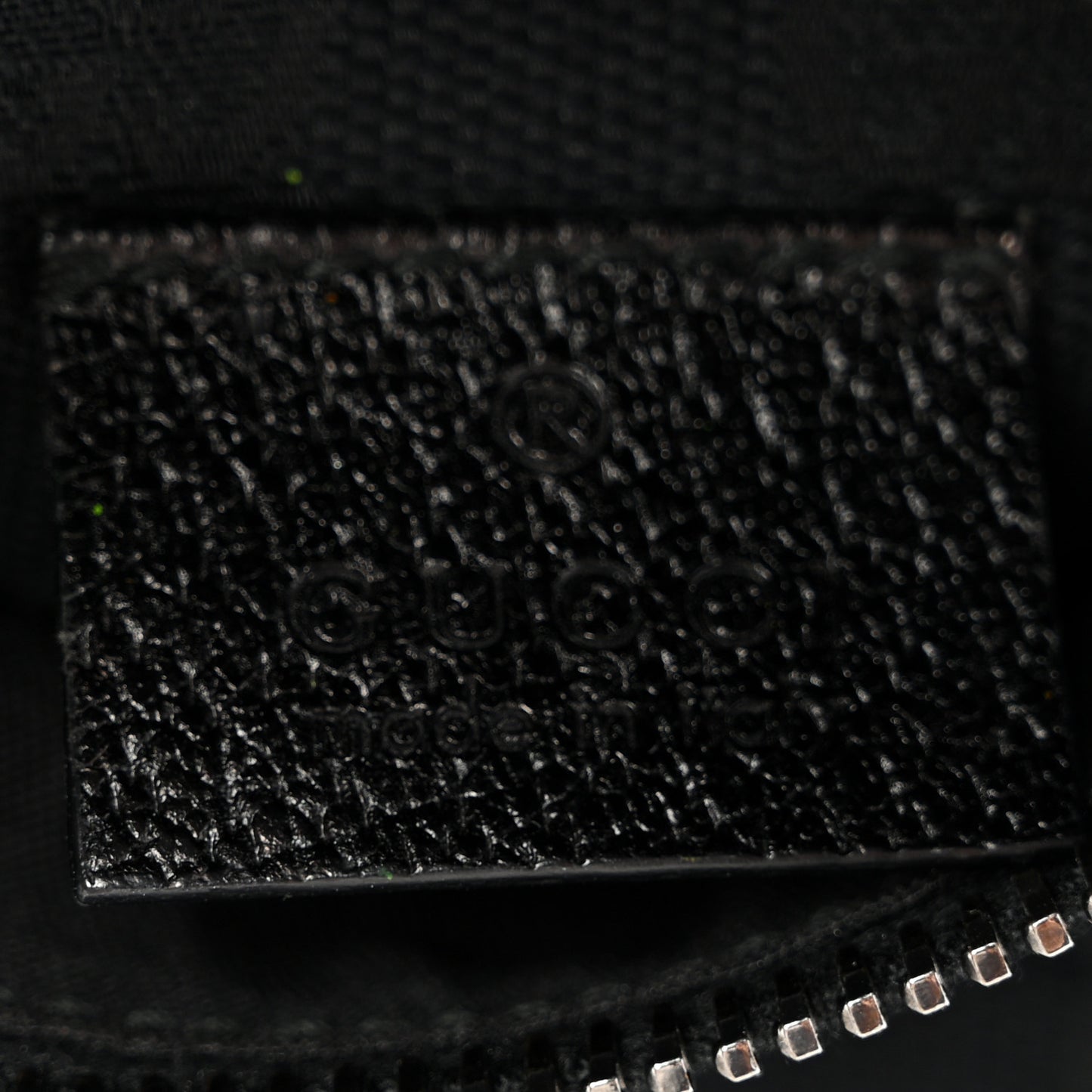 GG Monogram Double Pocket Belt Bag Black