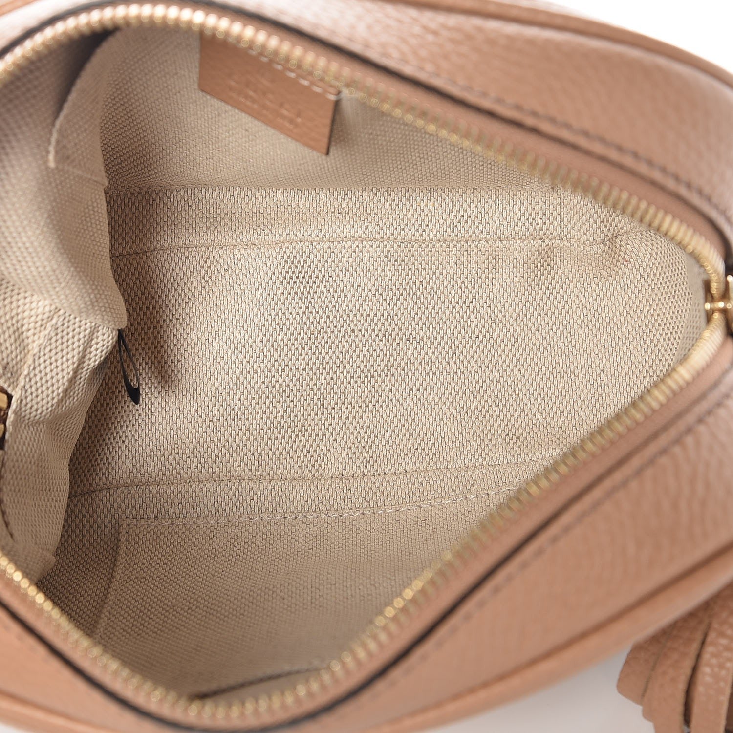 Gucci Pebbled Calfskin Small Soho Disco Bag Camelia 5 of 8