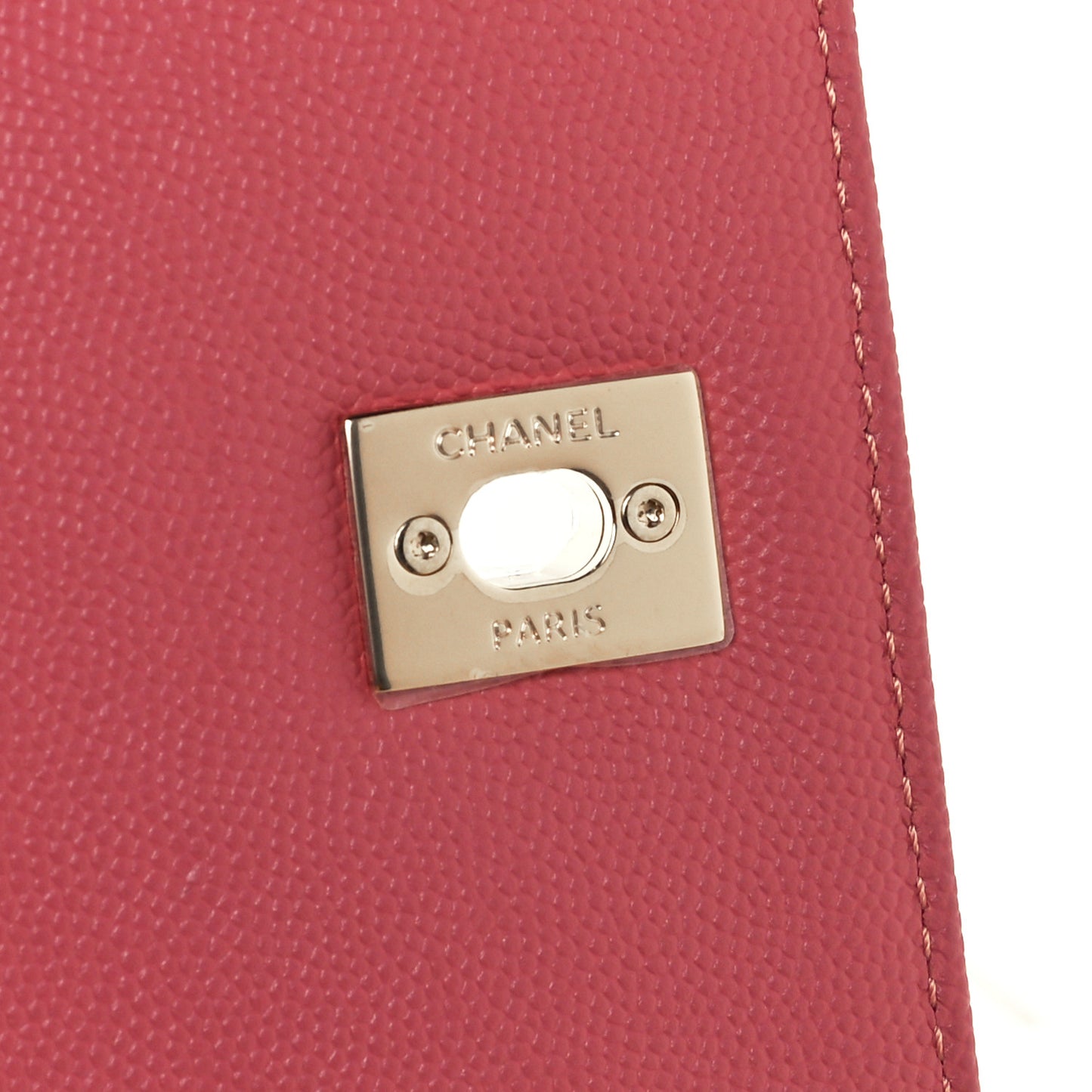 Caviar Quilted Small Business Affinity Flap Pink