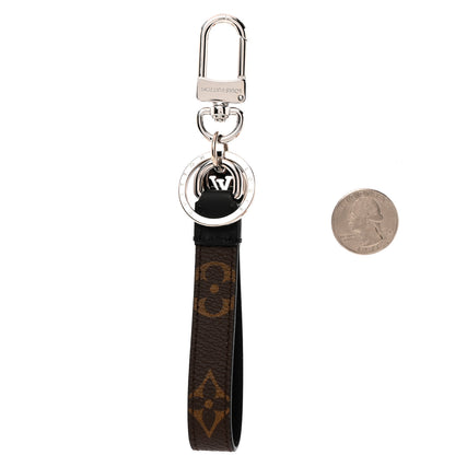 Louis Vuitton Monogram Slim Dragonne Bag Charm Key Holder 2 of 4