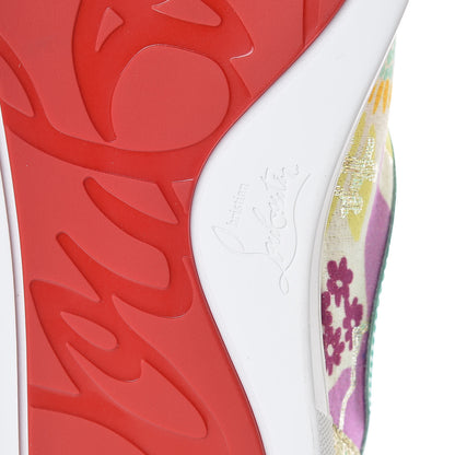 Christian Louboutin Patent Tissu Kyoto Flamingirl Flats 38 Multicolor 6 of 10