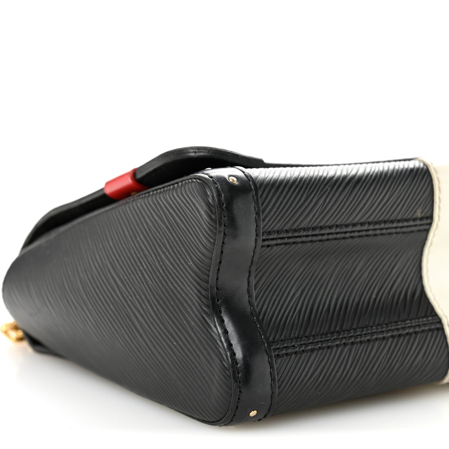 Epi Monogram Complice Trunks and Bags Twist Shoulder Bag MM Black