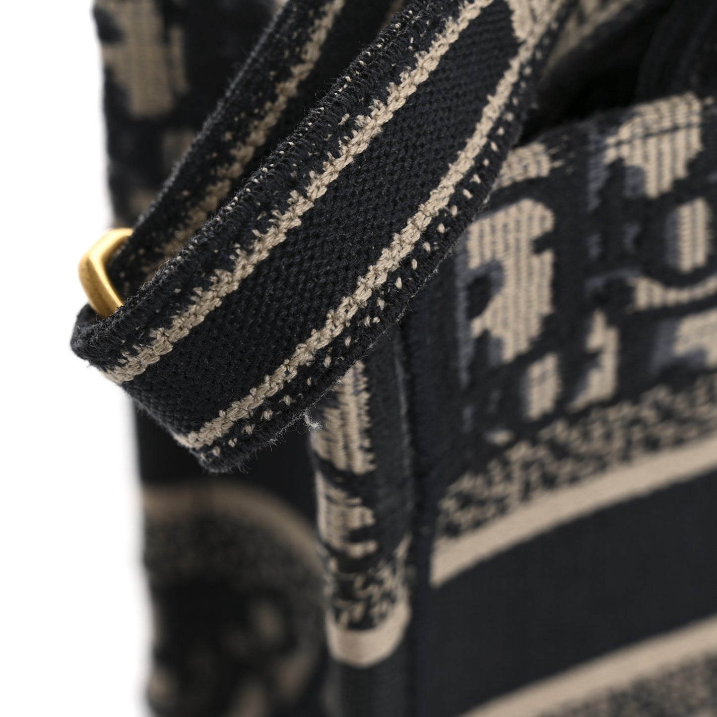 Oblique Mini Book Tote With Strap Blue Multicolor