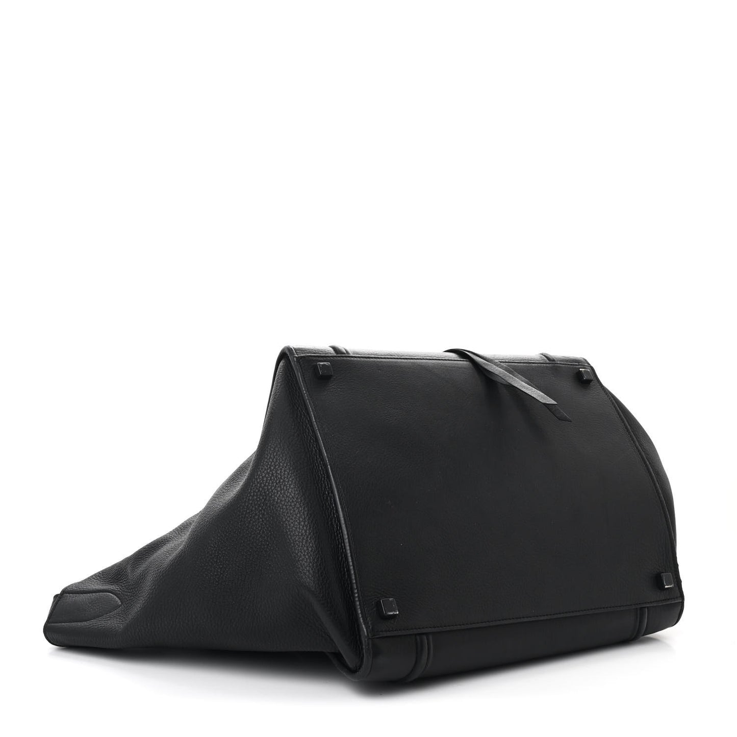Supple Calfskin Medium Phantom Luggage Black