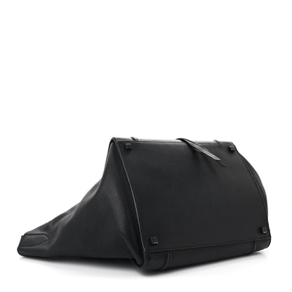 Celine Supple Calfskin Medium Phantom Luggage Black 4 of 11