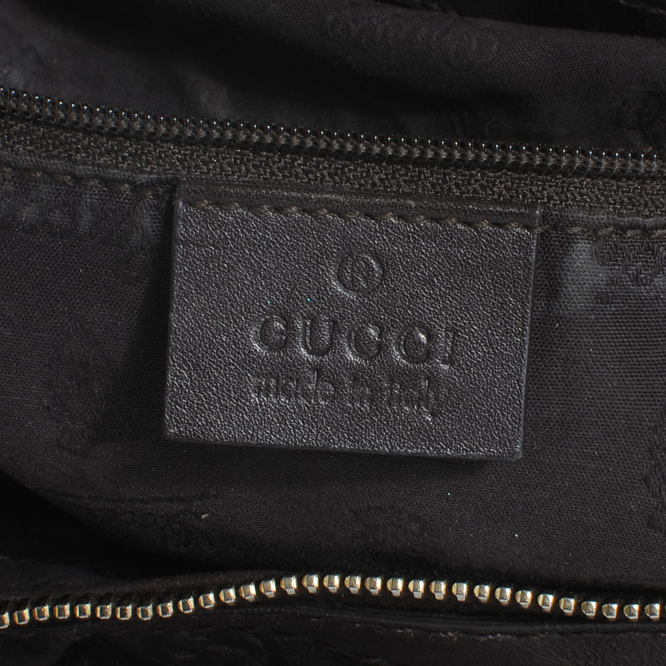Gucci Guccissima Medium Sukey Hobo Dark Brown 6 of 7
