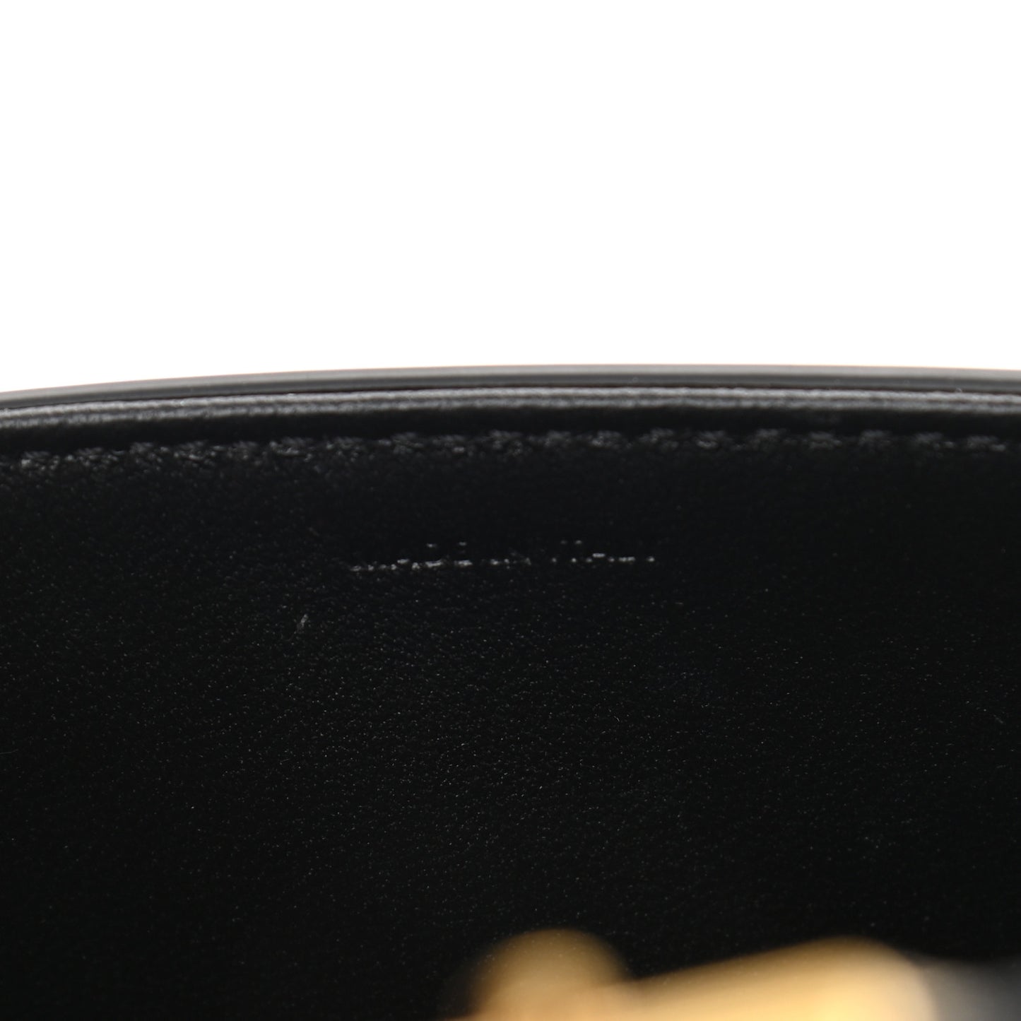 Shiny Calfskin Triomphe Shoulder Bag Black