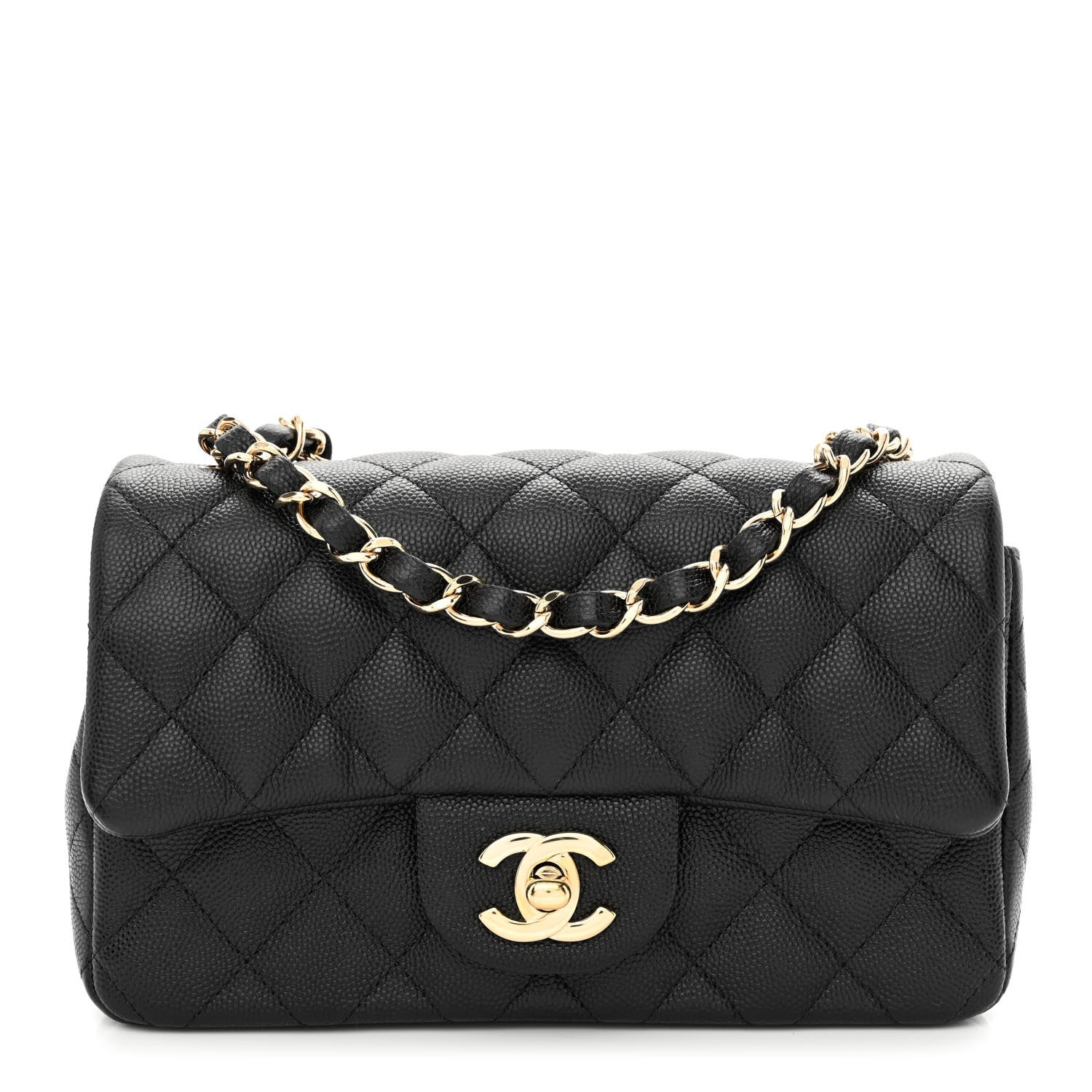 Chanel Caviar Quilted Mini Rectangular Flap Black 1 of 11