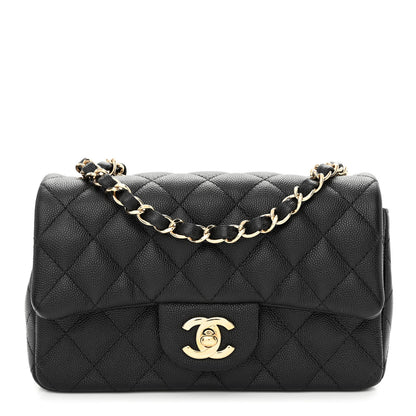 Chanel Caviar Quilted Mini Rectangular Flap Black 1 of 11