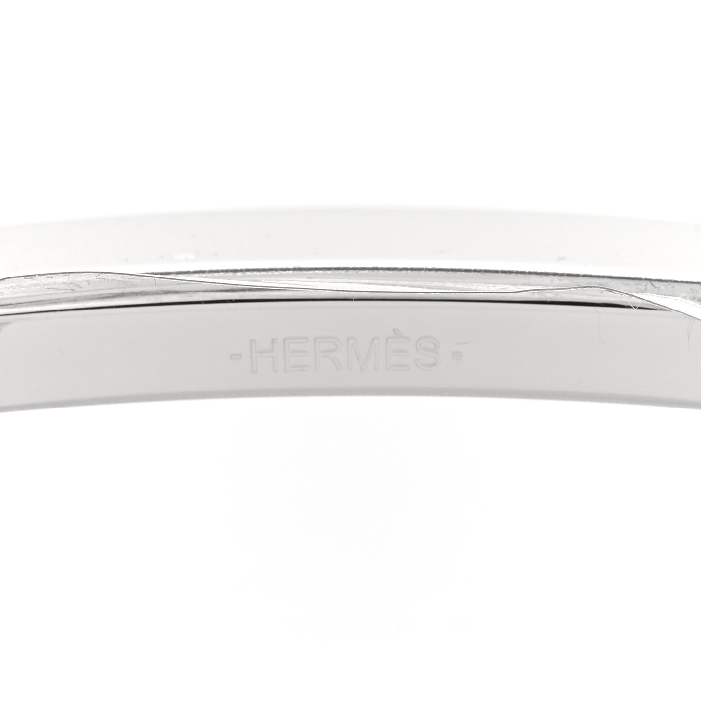 Polished Palladium 32mm H Belt Buckle Silver