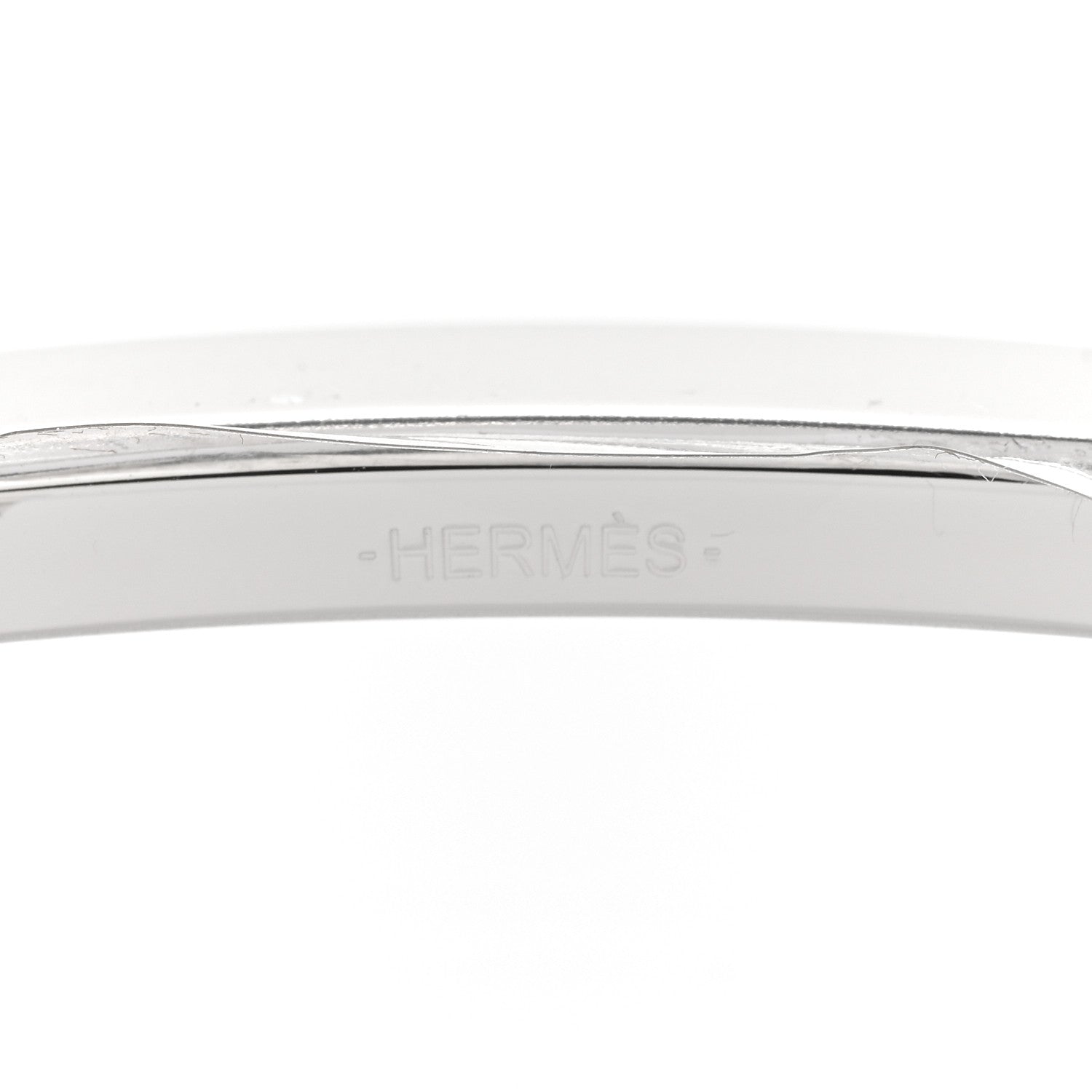 Hermes Polished Palladium 32mm H Belt Buckle Silver 5 of 5