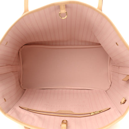 Louis Vuitton Damier Azur Neo Neverfull MM Rose Ballerine 6 of 11