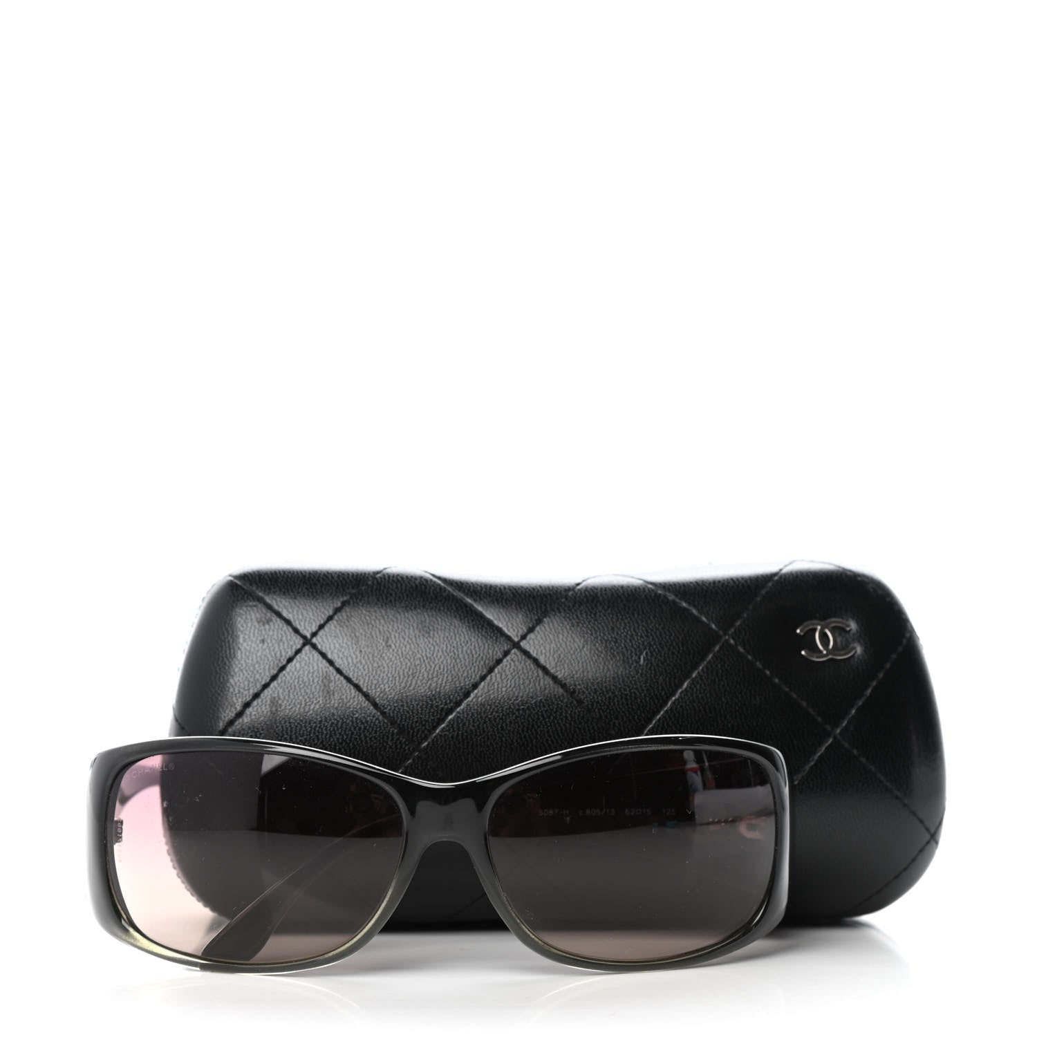 Chanel Mother of Pearl CC Sunglasses 5087-H Black 8 of 8